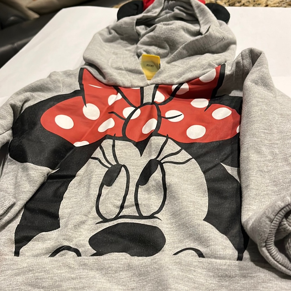 Lightly used hooded Minnie Mouse sweatshirt.